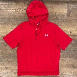 Under Armour Crimson Short Sleeve Hoodie